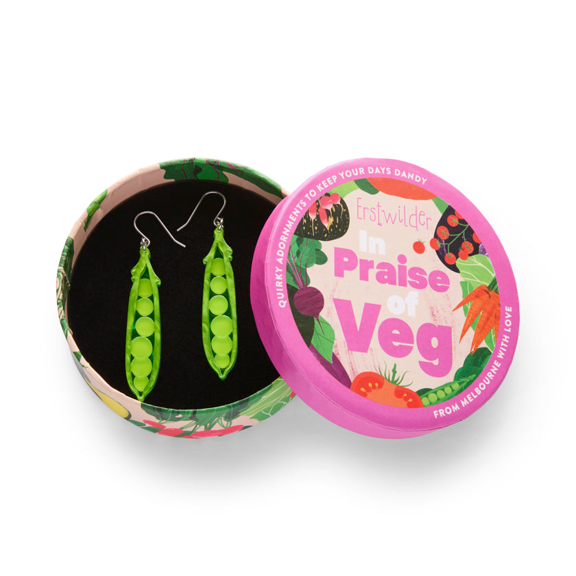 Erstwilder - Peas Please Drop Earrings