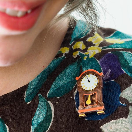 Erstwilder - Clock Simplified Mini Brooch (Pete Cromer) (2026) - 20th Century Artifacts