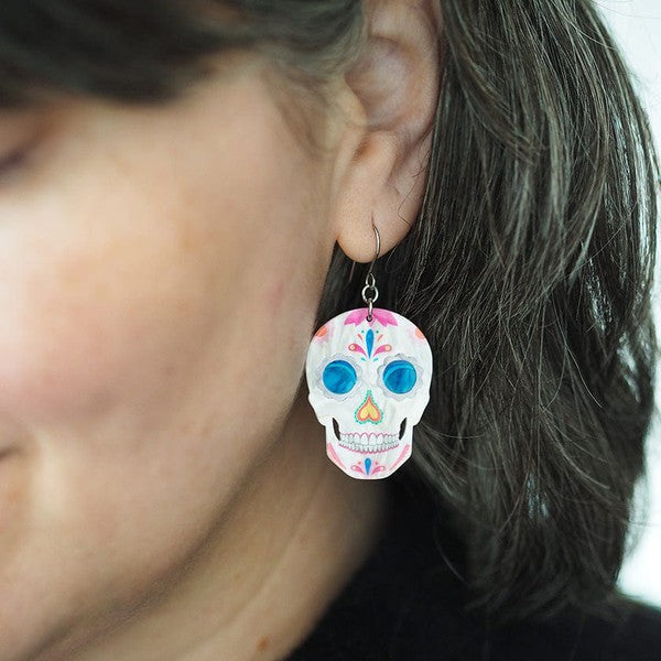Erstwilder - Dia De Los Muertos Drop Earrings (Frida Kahlo) - 20th Century Artifacts