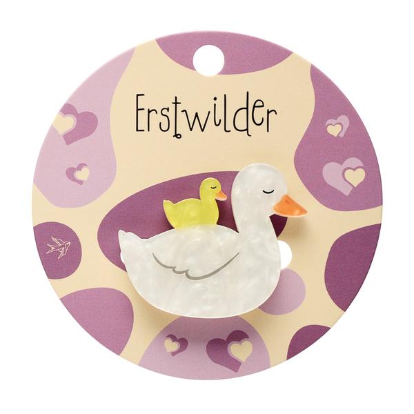 Erstwilder - Ducks Simplified Mini Brooch - 20th Century Artifacts
