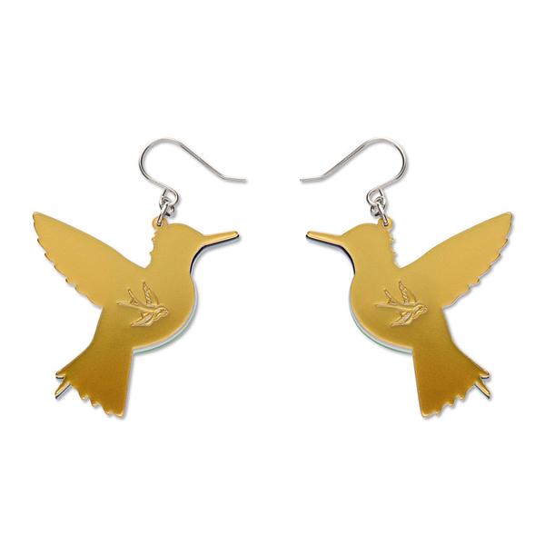 Erstwilder - Dusky Starfrontlet Drop Earrings - 20th Century Artifacts