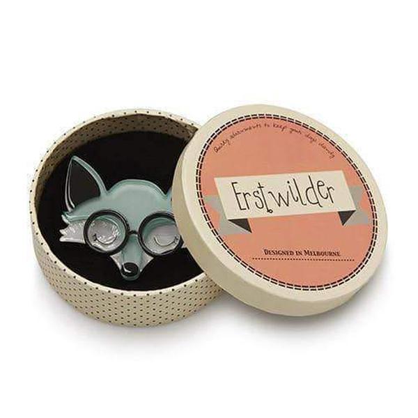 Erstwilder - Emry the Asleep Fox Brooch (2016) (pre-loved) - 20th Century Artifacts