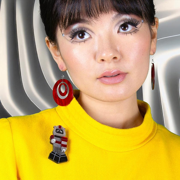 Erstwilder - Flight Engineer Robot Brooch (2023) - 20th Century Artifacts