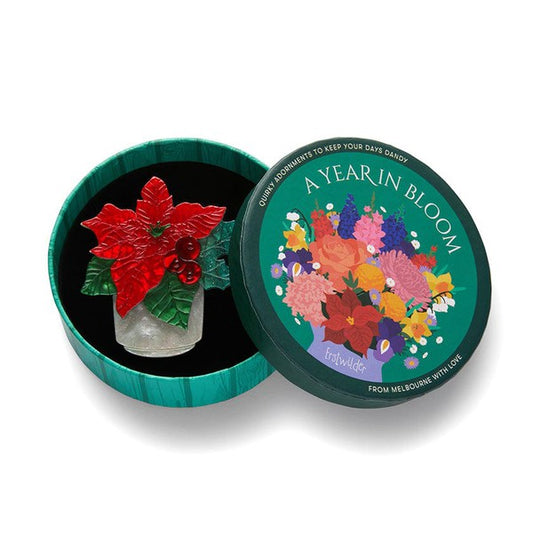 Erstwilder - Flower of the Holy Night Brooch - 20th Century Artifacts