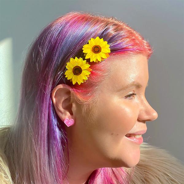 Erstwilder - Follow the Sun Hair Clips - 20th Century Artifacts