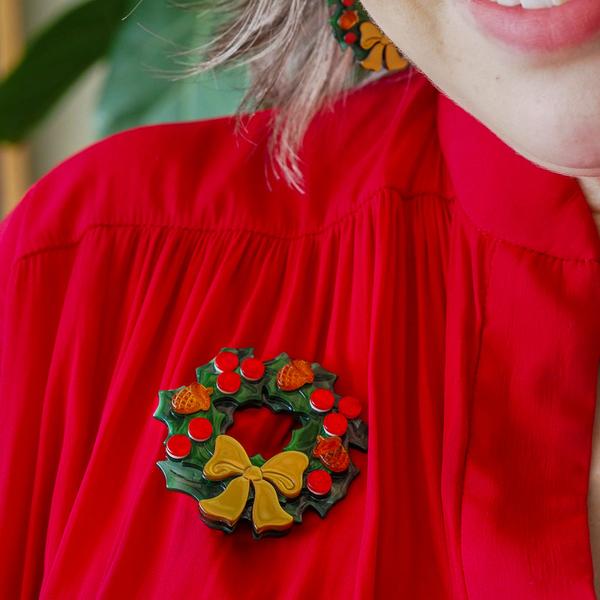 Erstwilder - Forest Wreath Brooch - 20th Century Artifacts