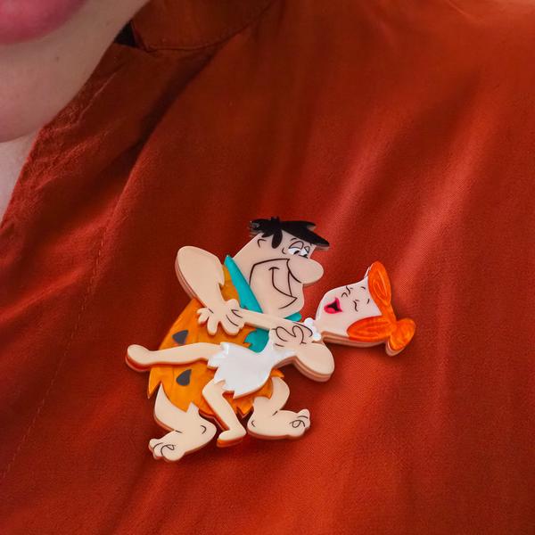 Erstwilder - Fred and Wilma Brooch - 20th Century Artifacts