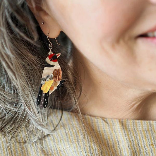 Erstwilder - Go for Goldfinch Drop Earrings (Jocelyn Proust) (2025) - 20th Century Artifacts