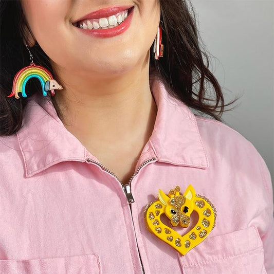 Erstwilder - Heart of Africa Brooch (2022) - 20th Century Artifacts