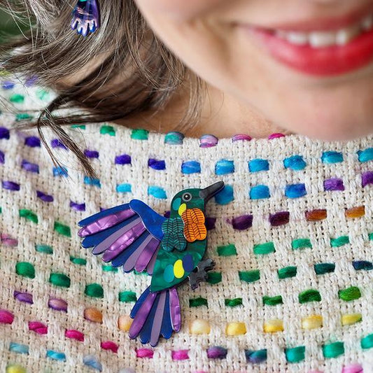 Erstwilder - Humming Harmony Brooch (Jocelyn Proust) - 20th Century Artifacts