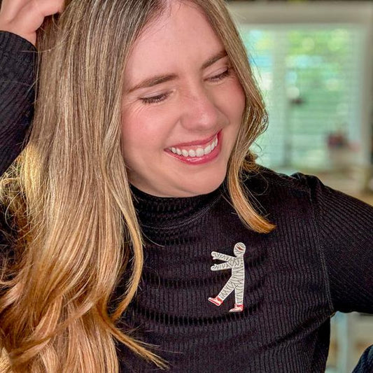 Erstwilder - I Want my Mummy Brooch (Megan Roy) - 20th Century Artifacts