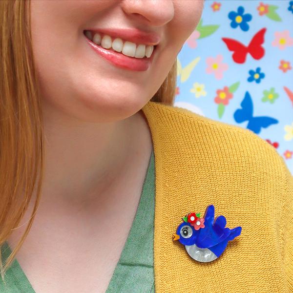 Erstwilder - Love's Offspring Brooch - 20th Century Artifacts