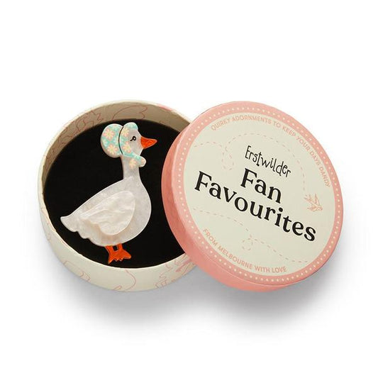 Erstwilder - Martha Mother Goose Brooch (2025) - 20th Century Artifacts
