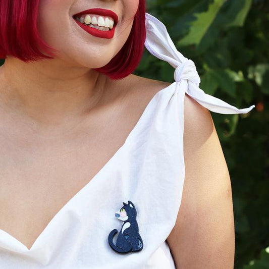 Erstwilder - Meow Meow Cat Brooch (Pete Cromer) (2021) - 20th Century Artifacts