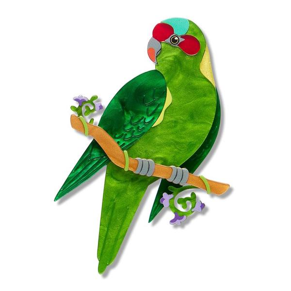 Erstwilder - Musk Lorikeet Brooch - 20th Century Artifacts