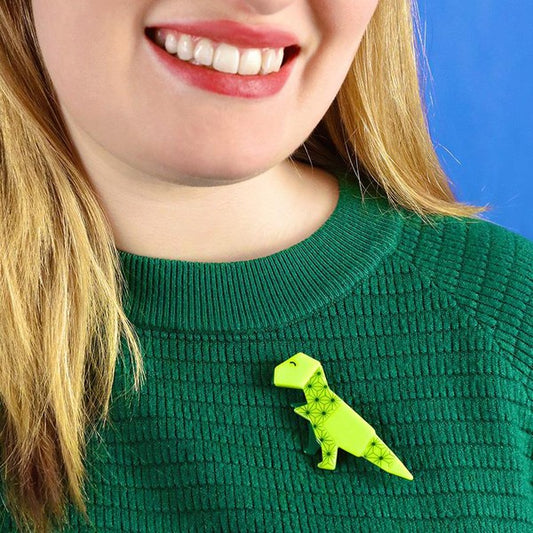 Erstwilder - Origami - Land Before Time Brooch - 20th Century Artifacts