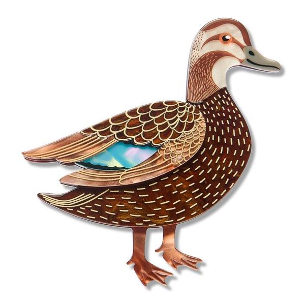 Erstwilder - Pacific Black Duck Brooch - 20th Century Artifacts