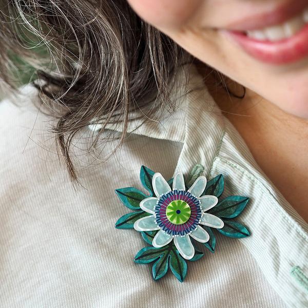 Erstwilder - *** Passionate Petals Brooch (Jocelyn Proust) FREE GIFT WITH PURCHASE - 20th Century Artifacts
