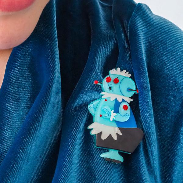 Erstwilder - Rosie the Robot Brooch - 20th Century Artifacts