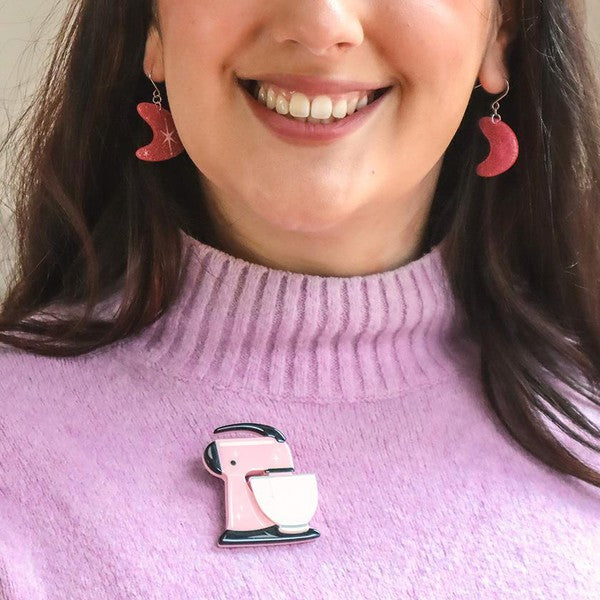 Erstwilder - Spin Me Right Round Brooch (Pink) (2023) - 20th Century Artifacts