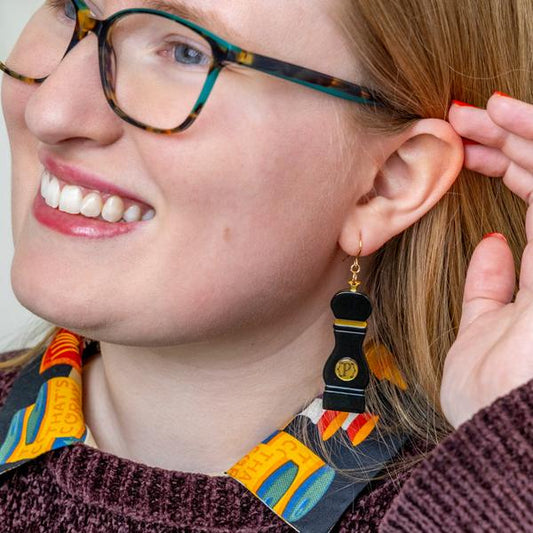 Erstwilder - The Daily Grind Drop Earrings - 20th Century Artifacts