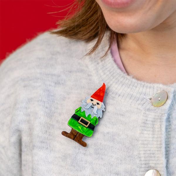 Erstwilder - There's No Place Like Gnome Brooch (2025) - 20th Century Artifacts