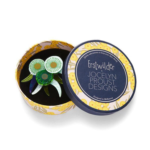 Erstwilder - Verdant Green Gum Brooch (Jocelyn Proust) (2023) - 20th Century Artifacts