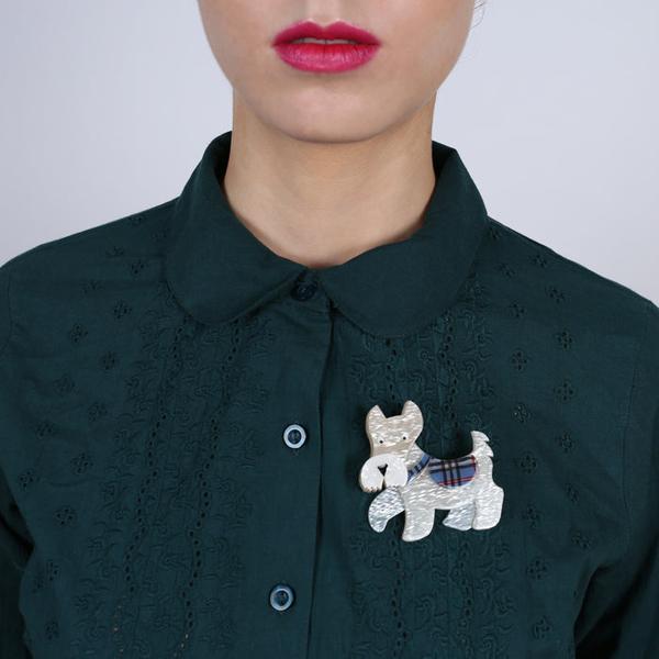 Erstwilder - Wallace the Scottie Dog Brooch (2017) - 20th Century Artifacts