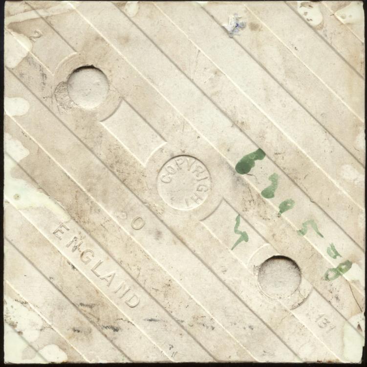 Art Nouveau Fireplace Tile - 6 x 6 inch - 0010 - 20th Century Artifacts