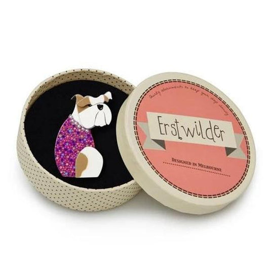 Erstwilder - Belle the Bulldog Brooch (2015) - 20th Century Artifacts