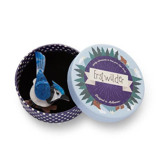 Erstwilder - Blue Jay Way Brooch (2020) - 20th Century Artifacts