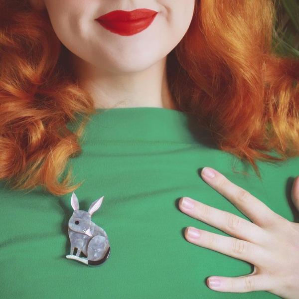 Erstwilder - Bouncy Burrow Dweller Bilby Brooch (2019) - 20th Century Artifacts