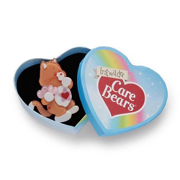 Erstwilder - Care Bears 1 - Proud Heart Cat Brooch (2020) (imperfect) - 20th Century Artifacts