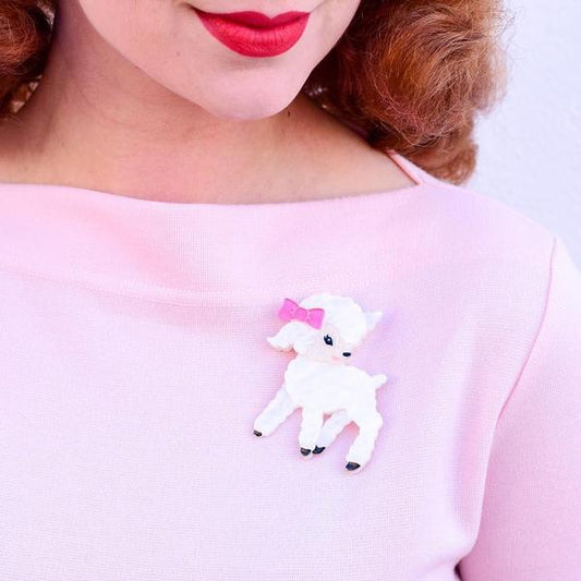 Erstwilder - Dolly the Dainty Lamb Brooch (2020) - 20th Century Artifacts