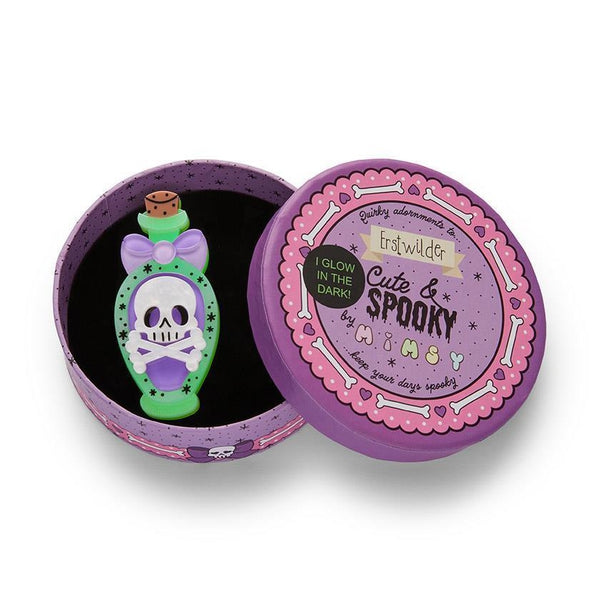 Erstwilder - Dreaded Draught GITD Brooch - 20th Century Artifacts