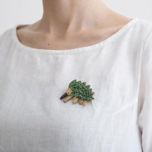 Erstwilder - Egbert the Echidna Brooch (2014) - 20th Century Artifacts