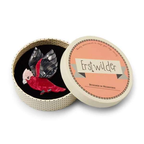 Erstwilder - Girlberta Galah Brooch (2017) - 20th Century Artifacts