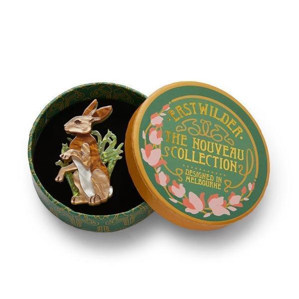 Erstwilder - Habitual Hare Brooch (2020) - 20th Century Artifacts