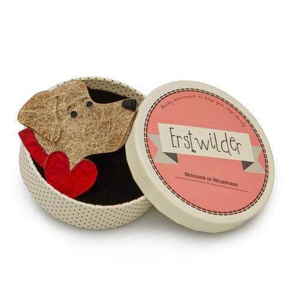Erstwilder - Longing Larry Labrador Dog Brooch (2014) - 20th Century Artifacts