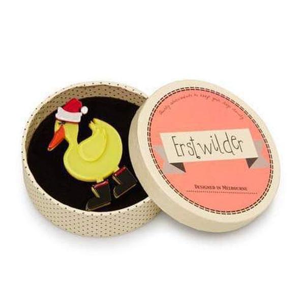 Erstwilder - Merry Quack-Mas Brooch (2015) - 20th Century Artifacts