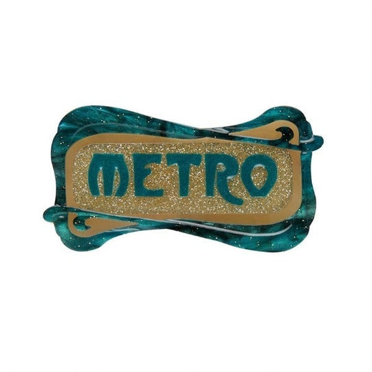 Erstwilder - *** Paris Metro Mini Brooch FREE GIFT WITH PURCHASE - 20th Century Artifacts