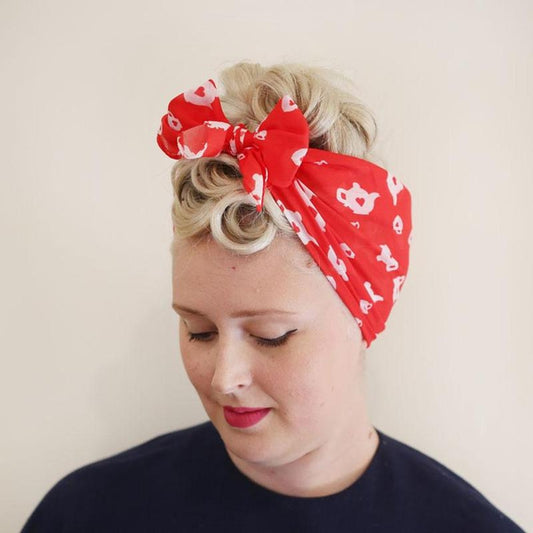 Erstwilder - Scarves - Rosy Lee Head Scarf - 20th Century Artifacts