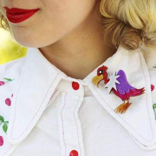 Erstwilder - Scavenger Type Vulture Brooch (2017) - 20th Century Artifacts