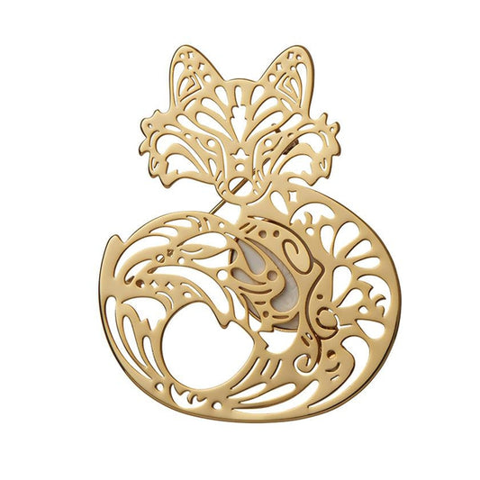 Erstwilder - She’s So Foxy Perfume Brooch - 20th Century Artifacts