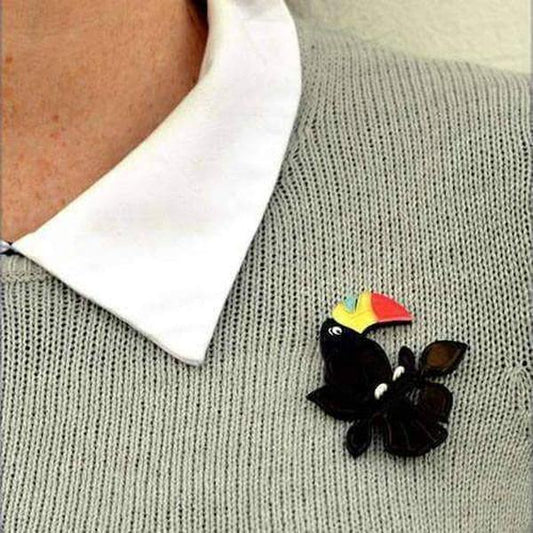 Erstwilder - Talulah Toucan Brooch (2015) - 20th Century Artifacts