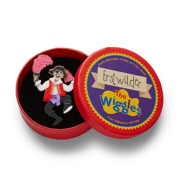 Erstwilder - Wiggles Captain Feathersword Brooch (2021) - 20th Century Artifacts