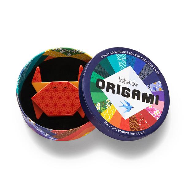 Erstwilder - Origami - Good Crab Brooch