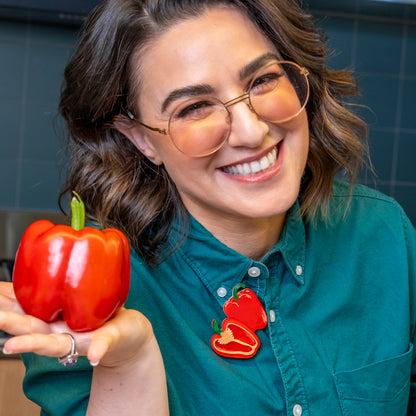 Erstwilder - Capsicum Crush Brooch