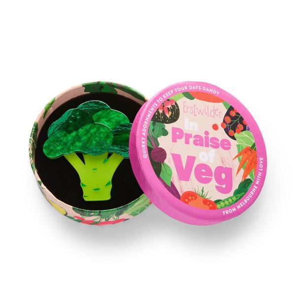 Erstwilder - Brocc Star Broccoli Brooch