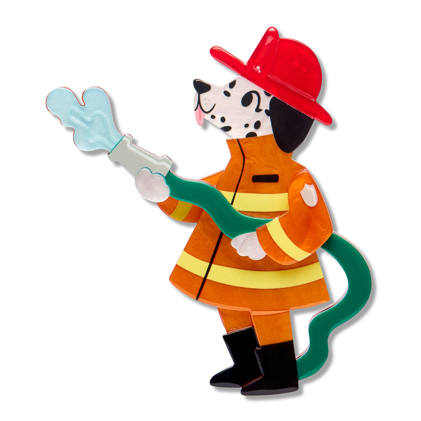 Erstwilder - Fire Chief Spot Brooch